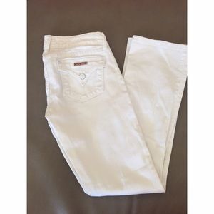 Hudson Beth Baby Boot White Jeans