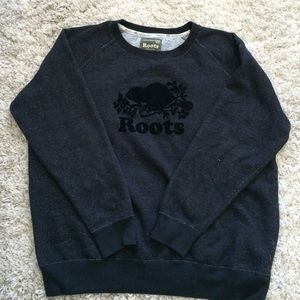Black Roots Crew Neck Sweatshirt