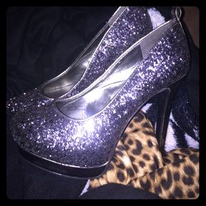 glitter heels