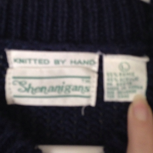 Ugly sweater hand-knitted mock turtleneck - Picture 3 of 4