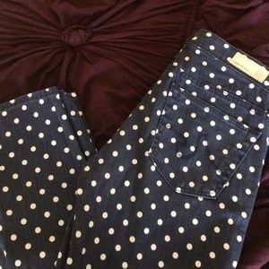 Polka dot AG Stevies from Anthro