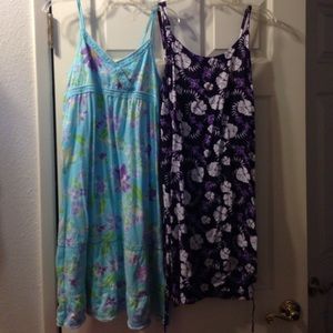 Girls Hawaiian print dresses