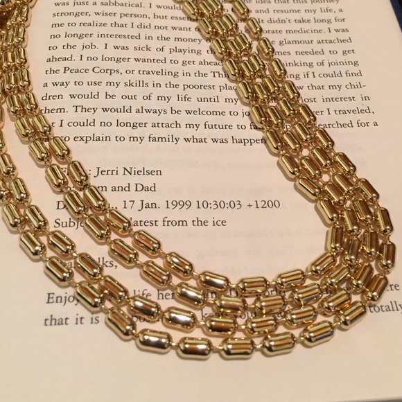 Vintage Avon NIB Golden Multichain Necklace - Picture 3 of 4