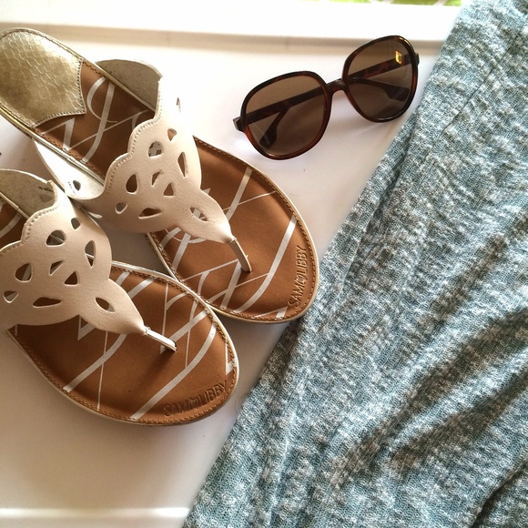 Sam & Libby Shoes - White sandals