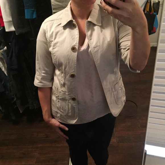 ColdWater Creek Cotton Blazer