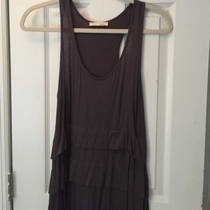 Grey racerback dress