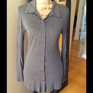 Rayon/spandex top by Carole Little and gap tunic!