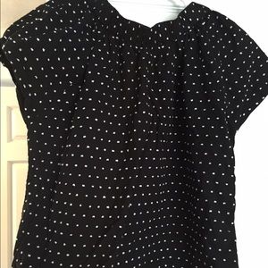 Kate Spade Saturday polka dot top