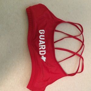 Lifeguard Bathing Suit Top