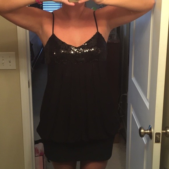 Bisou Bisou black dress- 10