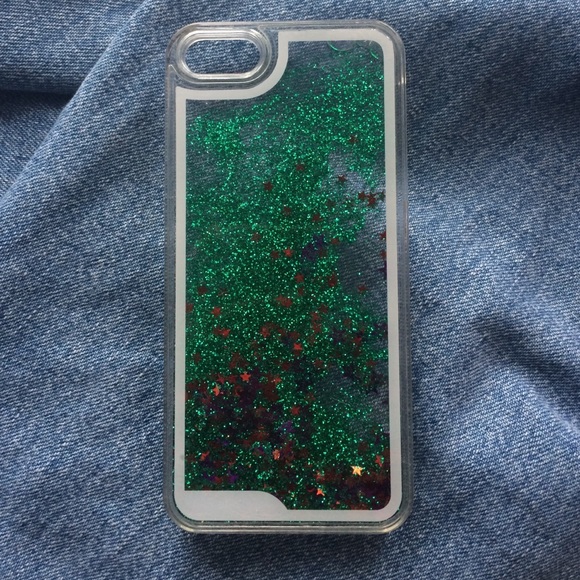 Green Glitter iPhone 5 Case