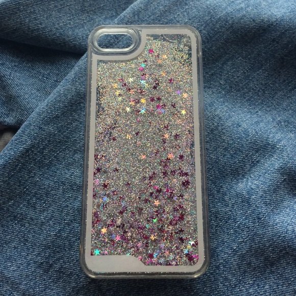 Silver Glitter iPhone 5 Case