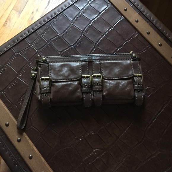 Chocolate Brown Kooba Clutch