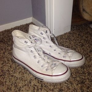 White High Top Converse