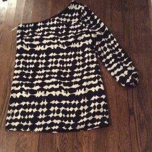 Black and White One Shoulder Party Dress!