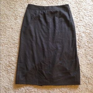 Loft brown pencil skirt