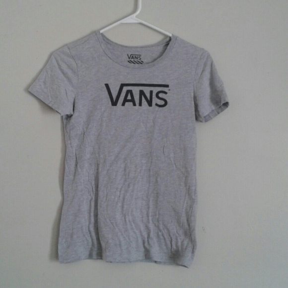 Girls vans light grey shirt