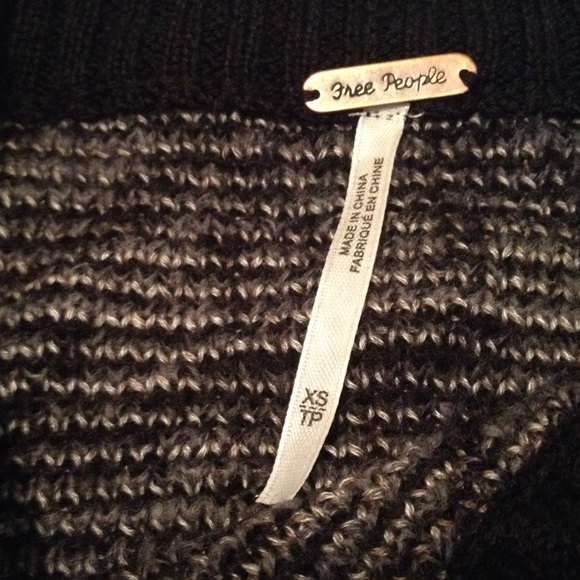 XS Free People intarsia sweater - Picture 4 of 4