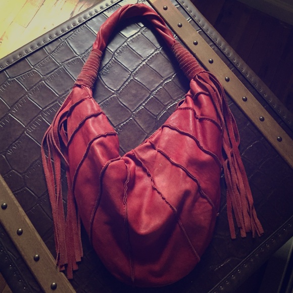 Red Fringe Hobo