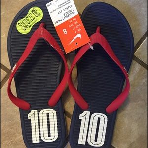 Nike Soccer Flip Flops