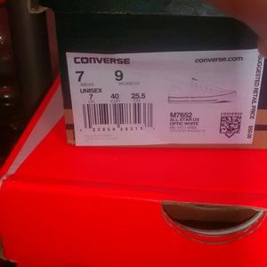 Converse white shoes