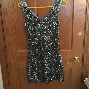 Sequence homecoming dress