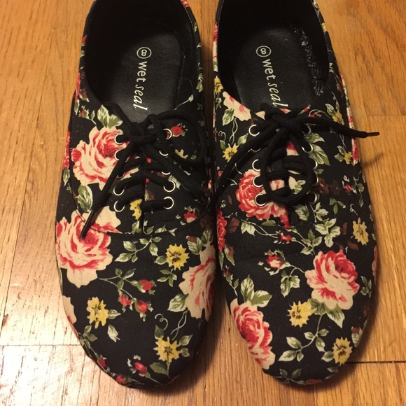 Floral sneakers