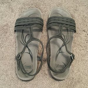 Dark gray ABEO sandals