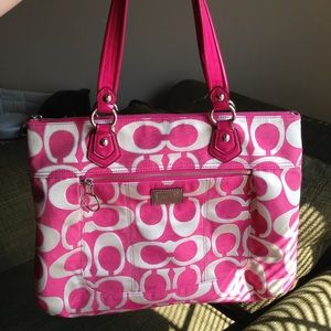 Pink Coach Purse