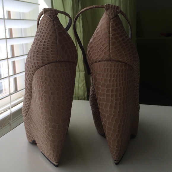 High wedges snake print - Picture 3 of 4