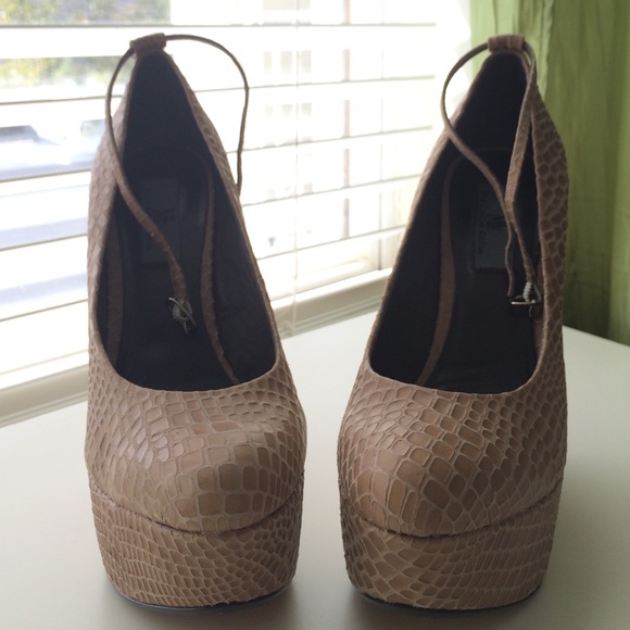High wedges snake print - Picture 4 of 4
