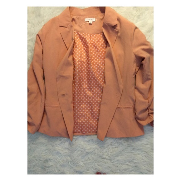Salmon colored blazer - Picture 3 of 3