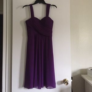 Purple Chiffon Dress