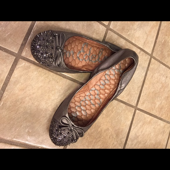 Sam Edelman silver studded Ballet Flats