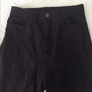 Black high waisted AA jeans