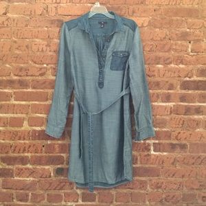 GAP Outlet Chambray Shirt Dress