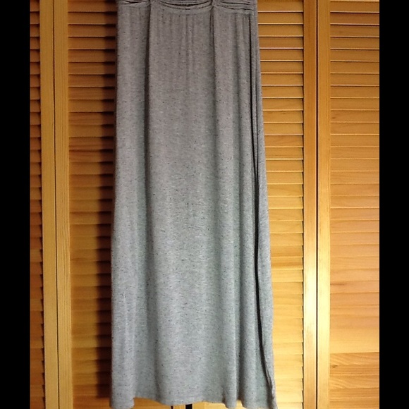 Max Studio banded waist black speckle maxi skirt