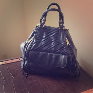 Rebecca Minkoff Black Moto Satchel