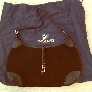 Swarovski Evening Suede Bag