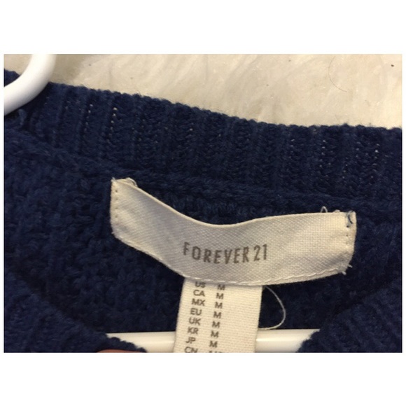 Oversized crop top chunk sweater - Picture 3 of 3