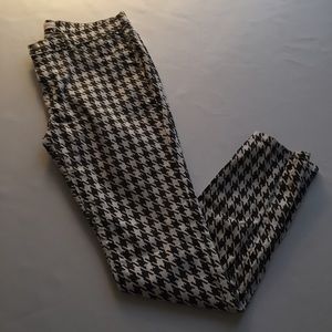 Zara Houndstooth Skinny Jeans