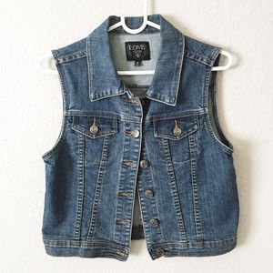 Denim Vest // NWOT