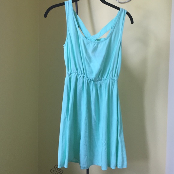Mint Green Wet Seal Dress 💕 Back Detailing!