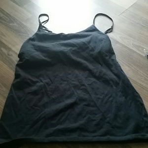 Black cami.