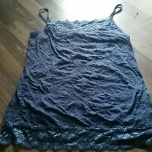 Navy cami.  Minimal wear.