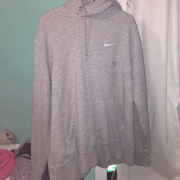 Gray Nike sweatshirt