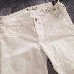 White Skinny Jeans from Hollister