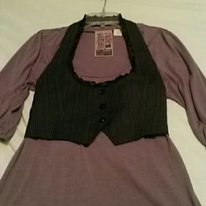 Shirt with vest