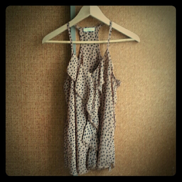 Teenbell hearts chiffon tank S