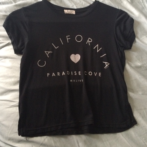 Black crop top